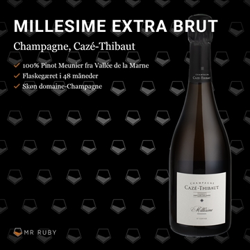 2018 Millesime, Extra Brut, Cazé-Thibaut, Champagne, Frankrig